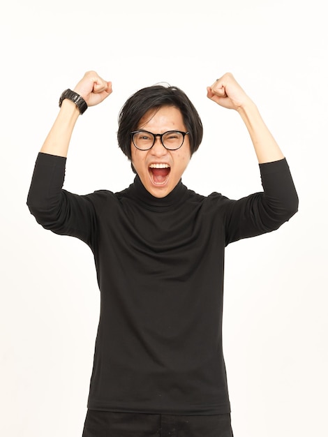 中奖喜悦的彩民